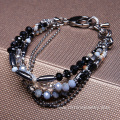 Multilayers Glass Crystal Bracelet Wholesale Beaded Bangles